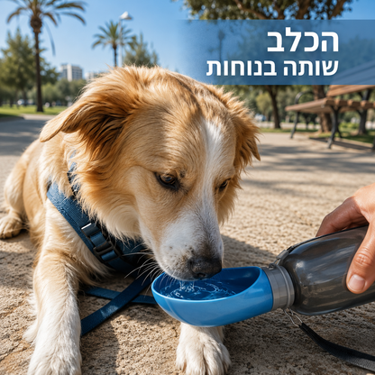 ™HydroPup – בקבוק שתייה מתקפל לטיולים עם הכלב